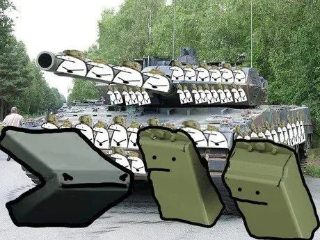 Танки вышли на прогулку