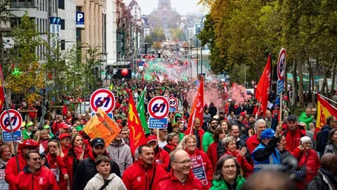 Manifestation pour la retraite à 65 ans