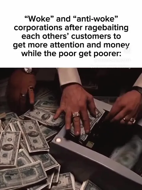 Woke and Anti-Woke Corporations Laughing