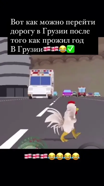 Как перейти дорогу в Грузии