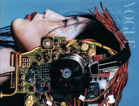 Cyborg Woman Brain Upgrade