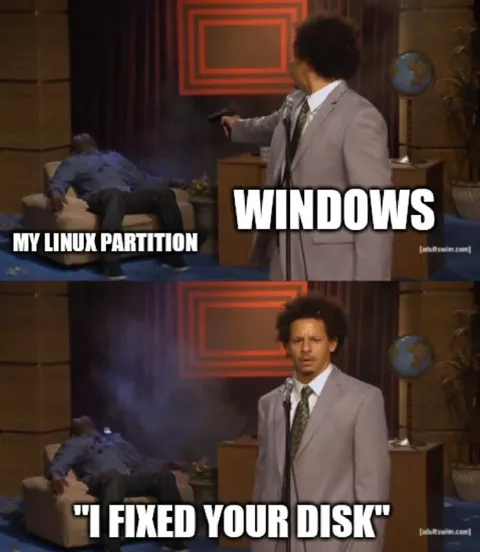 I Fixed Your Disk