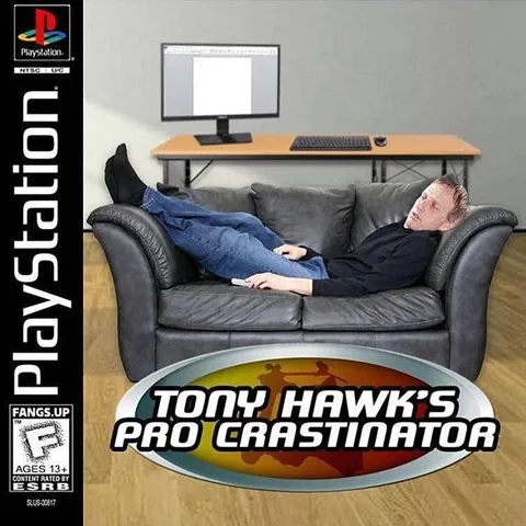 Tony Hawk's Procrastinator