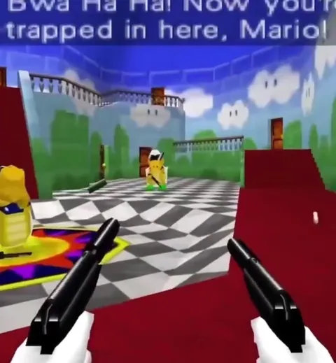 Mario Trapped in GoldenEye