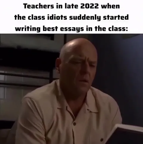 Teacher Sees Idiots Write Well