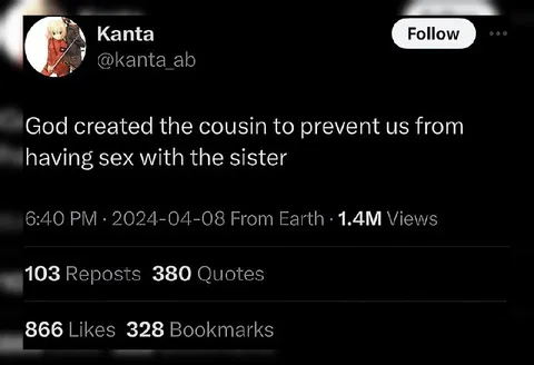 Cousin Prevention Theory