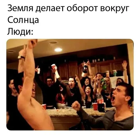 Земля делает оборот вокруг Солнца
