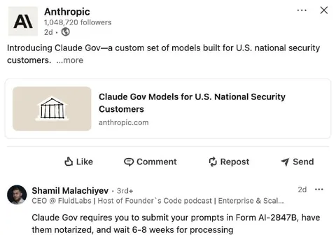 Claude Gov Bureaucracy Joke