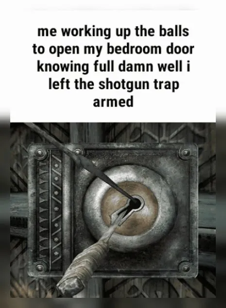 Opening the Armed Bedroom Door