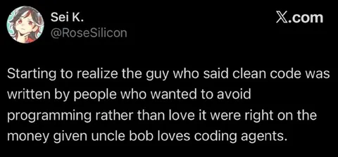 Clean Code Avoids Programming