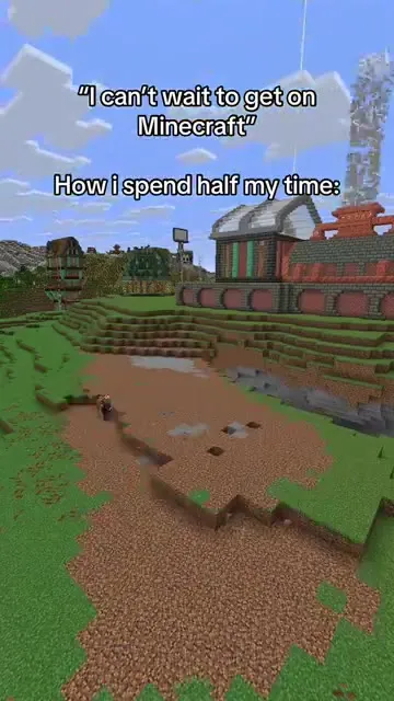 Minecraft Player Destroys the Yard