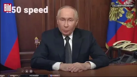 Putin Hands at 50 Speed