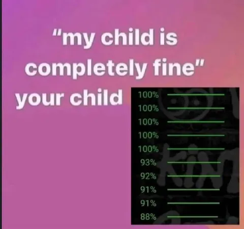 My Child Is Completely Fine