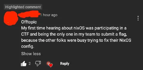 First Time Hearing About NixOS