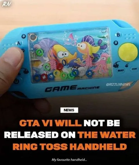 GTA VI Water Ring Toss Handheld