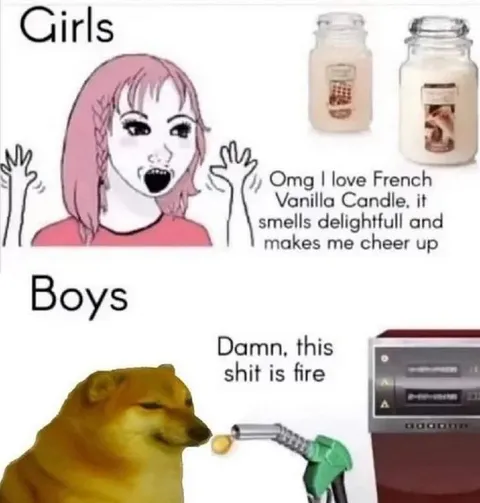 Girls Versus Boys Candle Reaction