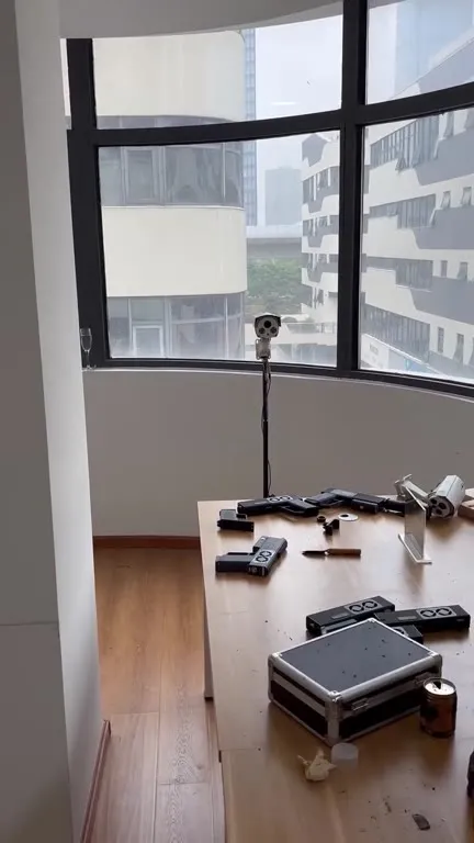 Toy Gun Takes Down Security Camera