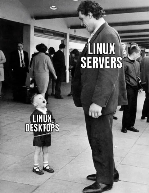 Linux Desktops Versus Servers