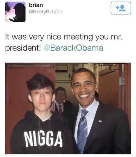 Obama Meets the Offensive Hoodie