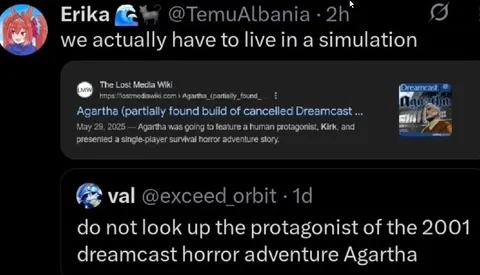 Agartha Protagonist Simulation