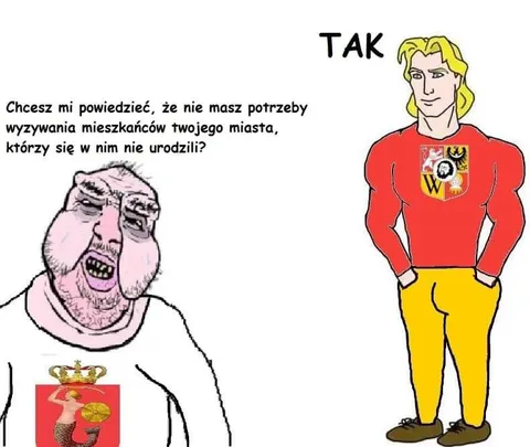 Wyzywanie mieszkańców swojego miasta