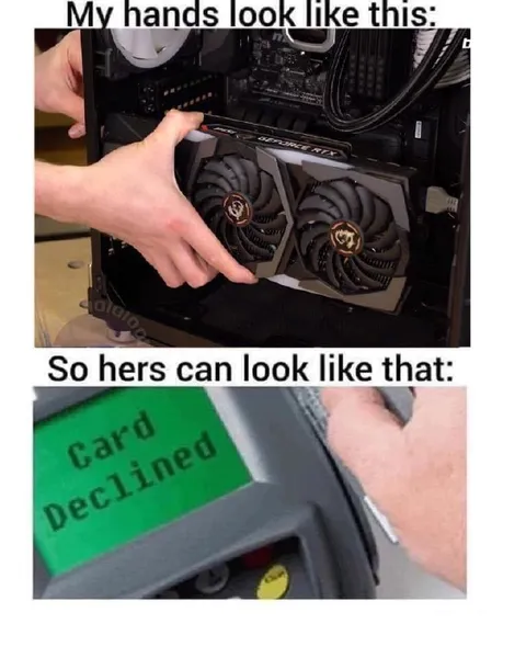 Hands Look Like Graphics Cards