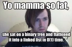 Binary Tree Yo Mamma Joke