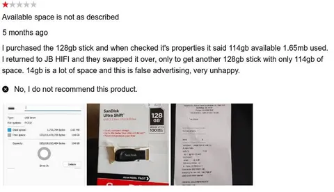 Fake 128GB USB Stick Review