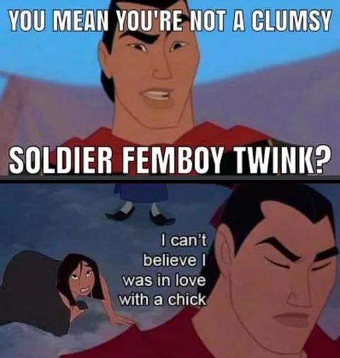 Soldier Femboy Twink Revelation