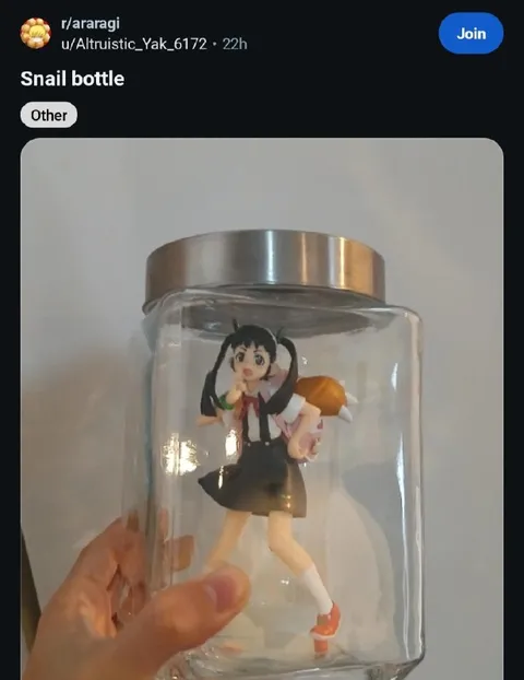 Snail Bottle Figure