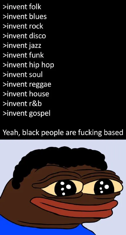 Black people invented every music genre