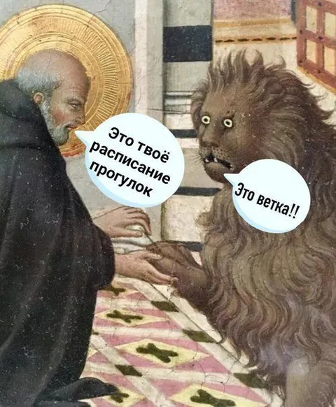 Это твоё расписание прогулок