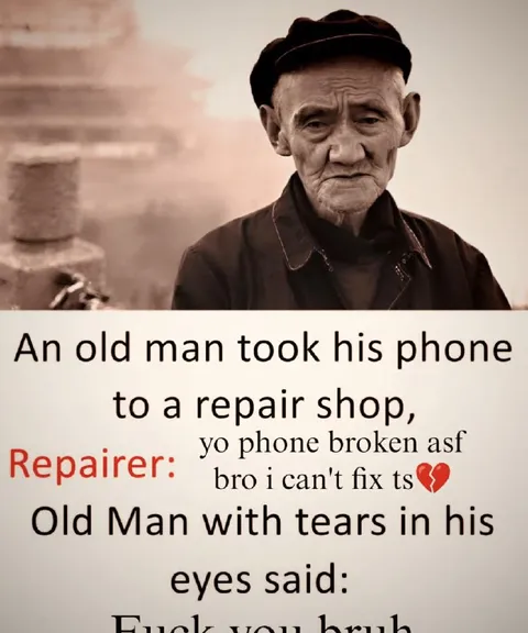 Old Man’s Broken Phone