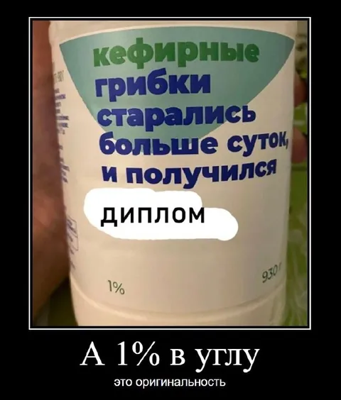 Кефирные грибки и диплом