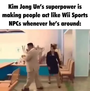 Kim Jong Un Turns Everyone Into Wii NPCs