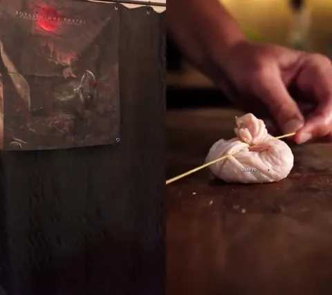Garlic Clove Turns Into Meatball