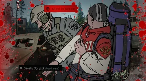 Killed in Action by Head and Ears