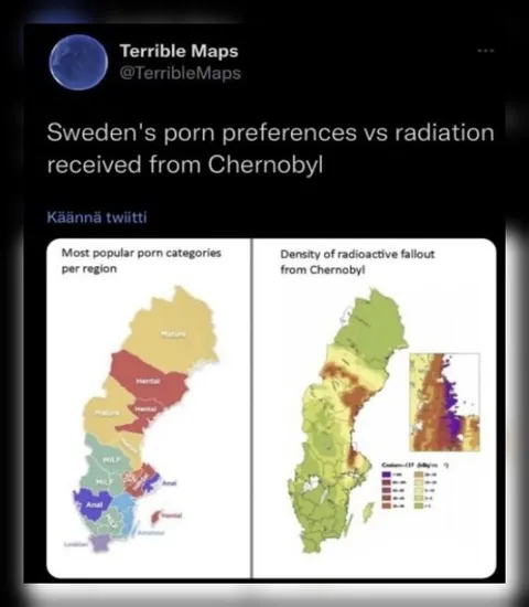Sweden Porn Preferences vs Radiation