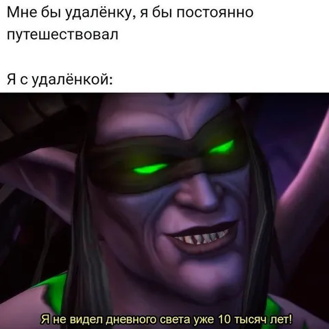 Удалёнка без дневного света