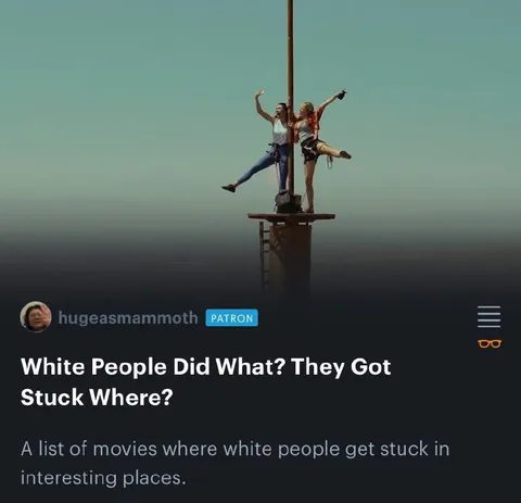 White People Stuck in Strange Places