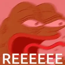 Screaming REEE Pepe