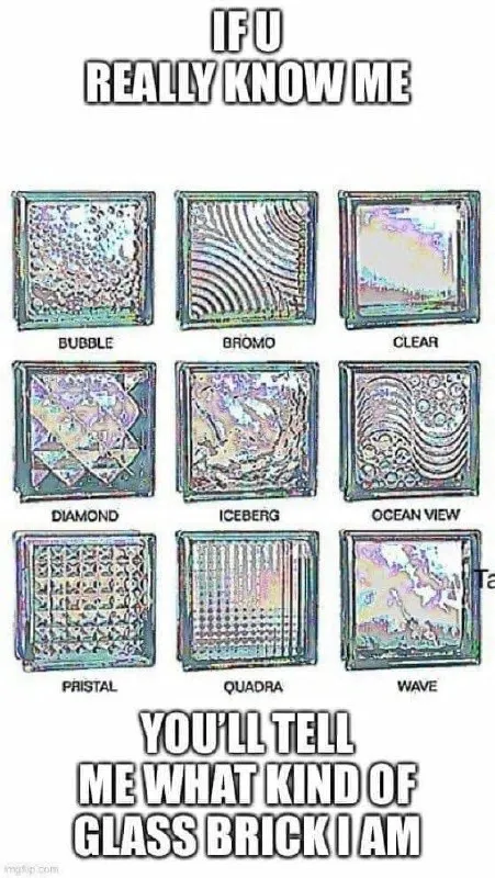 Glass Brick Personality Test