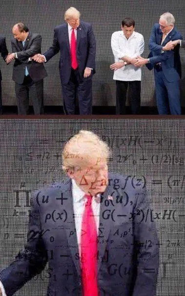 Трамп пытается понять математику