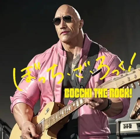 Росси the Rock играет на гитаре
