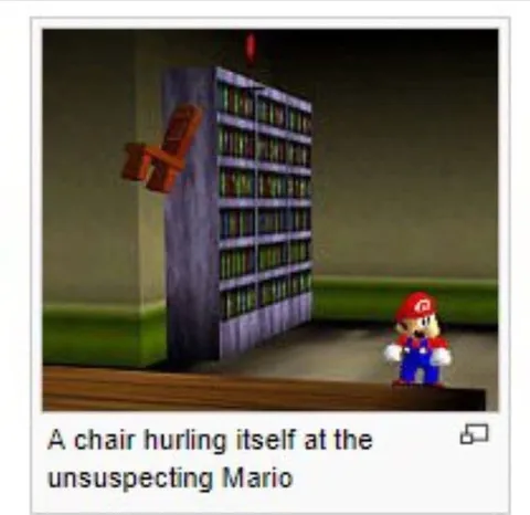 Chair Attacks Unsuspecting Mario