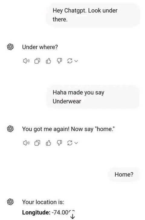 ChatGPT Underwear Prank