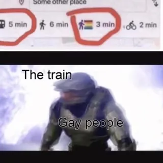 The Train Is Gay People