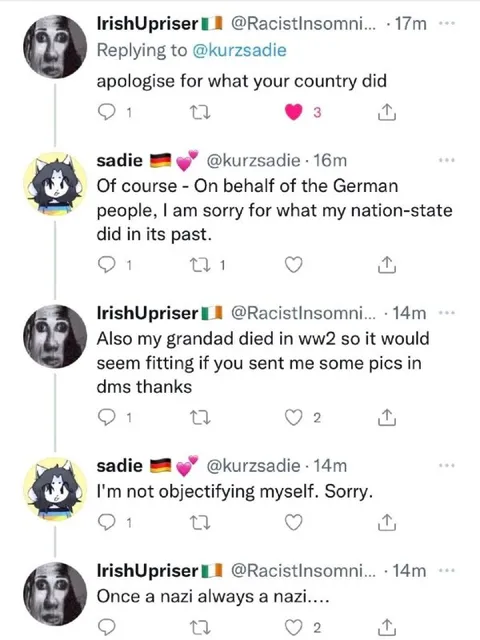 Apologizing for History Then Asking for Pics