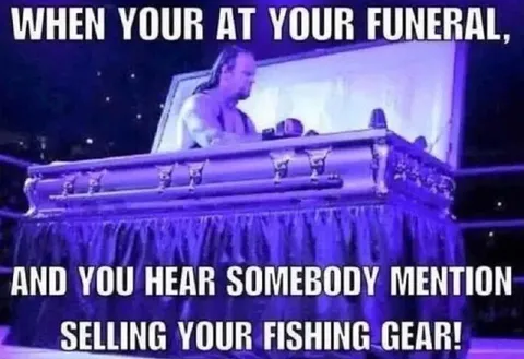 Fisherman Rises From His Funeral