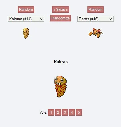 Kakras Versus Kakuna and Paras